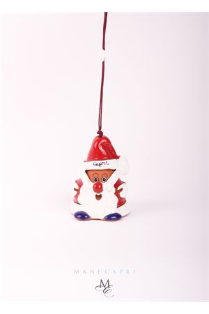 Campanella di Capri portafortuna babbo natale Capri Bell | 20102425BABBO OCCHI GR
